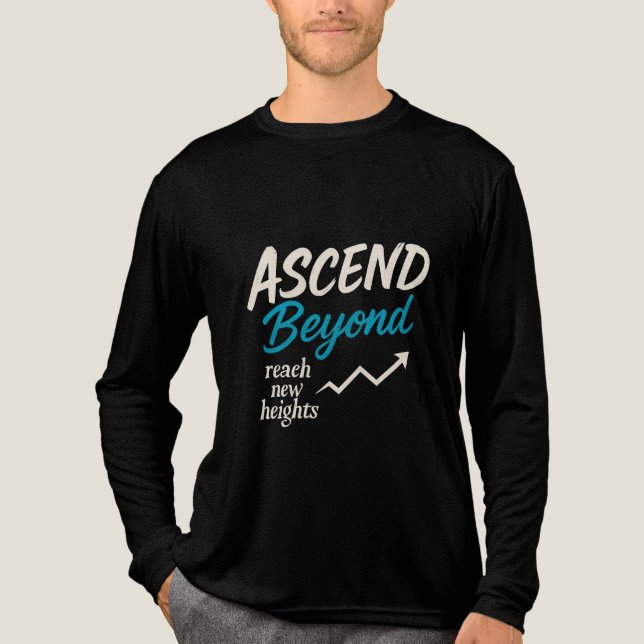 Camiseta Triblenda Ascend Beyond - Reach New Heights Long Sleeves Tee (Anverso)