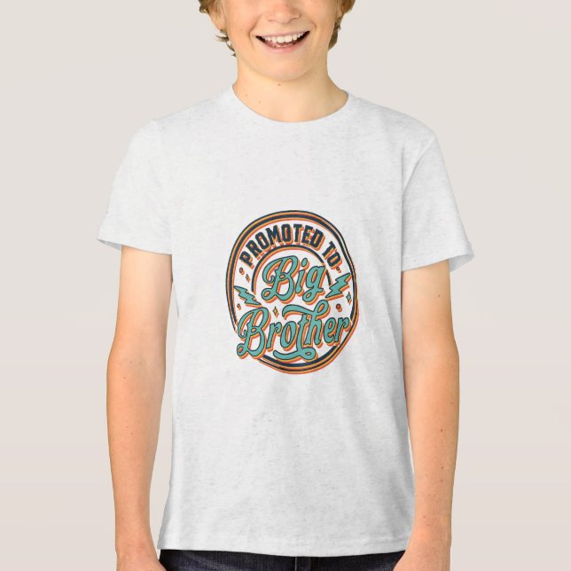 Camiseta Triblenda ascendido a hermano mayor  (Anverso)