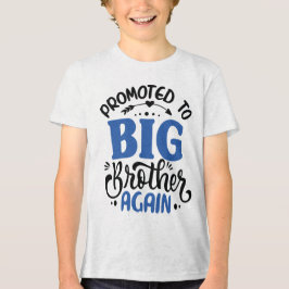 Camiseta Triblenda Ascendido a Hermano Mayor de nuevo Niño Divertido 