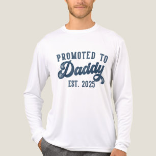 Camiseta Triblenda Ascendido a Papá EST. 2025 Divertido Pronto Seré P