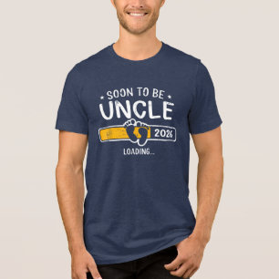 Camiseta Triblenda Ascendido a Tío previsto 2026 Anuncio de Bebé 2026