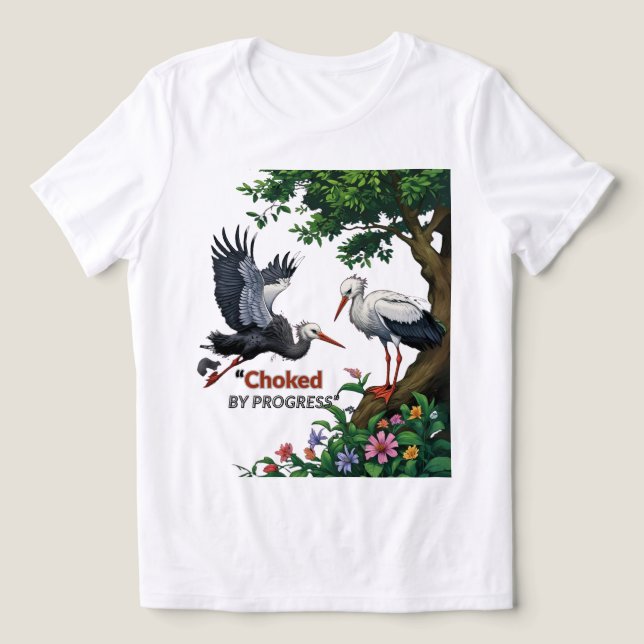 Camiseta Triblenda Asfixiado por el Progreso (Diseño delantero )