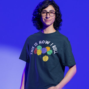 Camiseta Triblenda Así es como hago correr los dados divertidos de lo