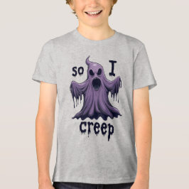 Camiseta Triblenda Así que creí a Halloween Boo Ghost Funny Creep Yea