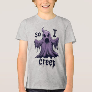 Camiseta Triblenda Así que creí a Halloween Boo Ghost Funny Creep Yea