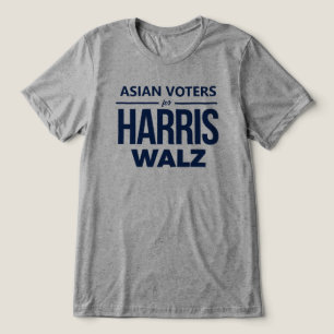 Camiseta Triblenda Asiáticos por Harris Walz