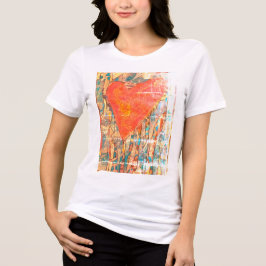 Camiseta Triblenda Aspecto angustiado Corazón