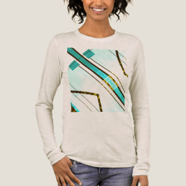 Camiseta Triblenda Aspecto geométrico del MCM de banda negrita negrit