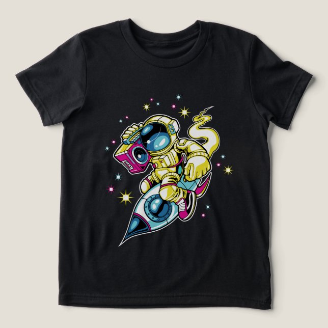 Camiseta Triblenda Astronauta cósmico (Diseño delantero )