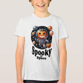 Camiseta Triblenda Astronauta de calabaza - Diseño de Halloween espac