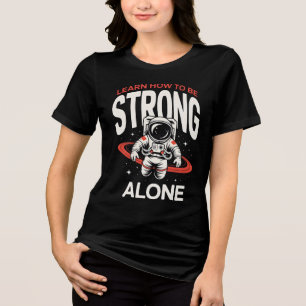 Camiseta Triblenda Astronauta en el espacio explorando el universo in