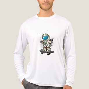 Camiseta Triblenda Astronauta genial patinando en el espacio ultrater