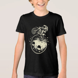 Camiseta Triblenda Astronauta haciendo una caballito en Marte
