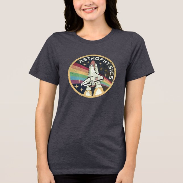Camiseta Triblenda Astrophysics Vintage Emblem V02 (Anverso)