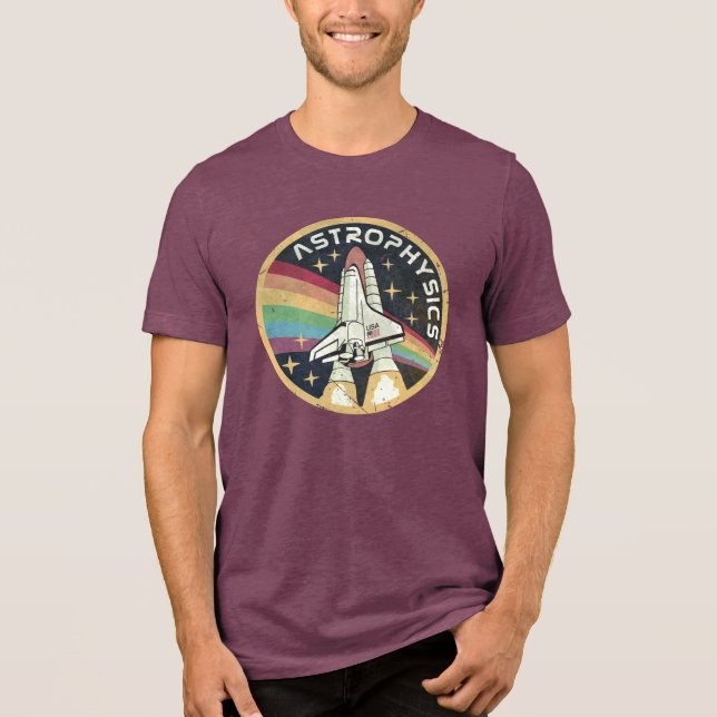 Camiseta Triblenda Astrophysics Vintage Emblem V02 (Anverso)