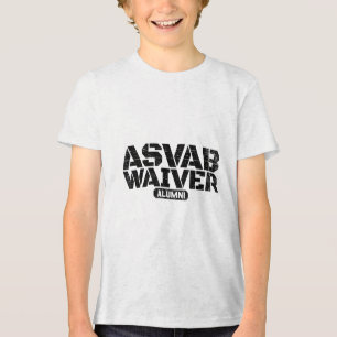 Camiseta Triblenda Asvab Exención de Alumnos Veteranos Militares Funn