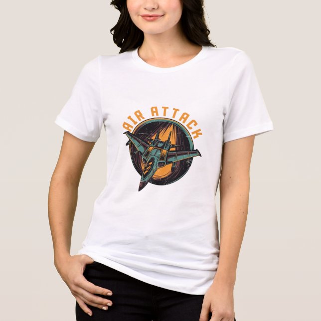 CAMISETA TRIBLENDA ATAQUE AÉREO (Anverso)