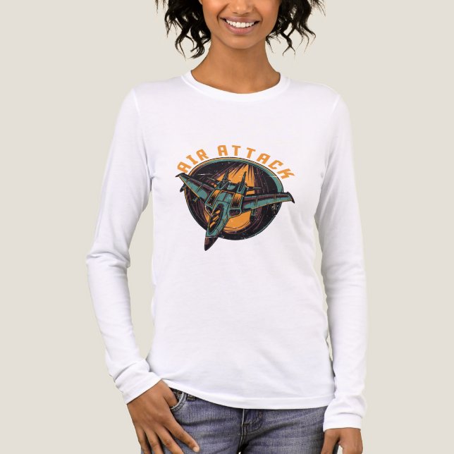 CAMISETA TRIBLENDA ATAQUE AÉREO (Anverso)