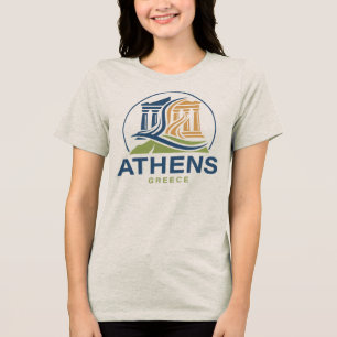 Camiseta Triblenda Atenas Grecia Acrópolis Partenón