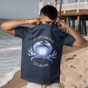 Camiseta Triblenda Aterrizar con el cangrejo azul