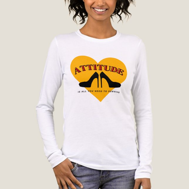 Camiseta Triblenda attitude is all you need (Anverso)