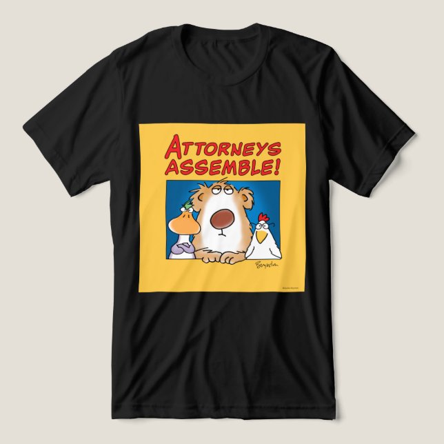 Camiseta Triblenda ATTORNEYS ASSEMBLE Sandra Boynton (Diseño delantero )