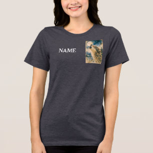 CAMISETA TRIBLENDA AULLIDO SOLEMNE DE LOBO SOLITARIO