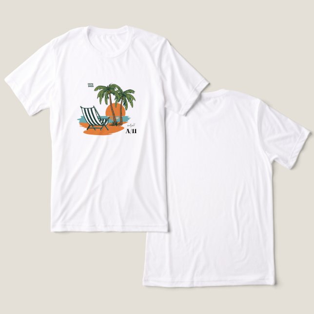 Camiseta Triblenda Aura11 Escape tropical (Diseño Anverso y Reverso)