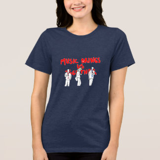 Camiseta Triblenda "Auriculares encendidos, el mundo de la música ant