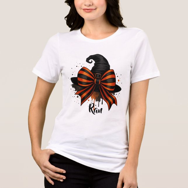Camiseta Triblenda Ause Butterfly Hair Halloween T-Shirt (Anverso)