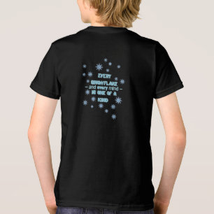 Camiseta Triblenda Ausome Invierno – Jirafa Copo de Nieve Único