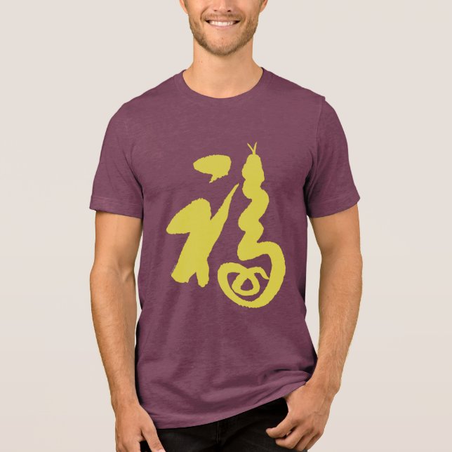 Camiseta Triblenda Auspiciosa "Fu-Snake" (Anverso)
