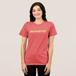 Camiseta Triblenda ¡AUTÁSTICO! Orgullo de autismo neurodiversidad