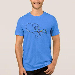 Camiseta Triblenda Autismo Corazones Infinitos