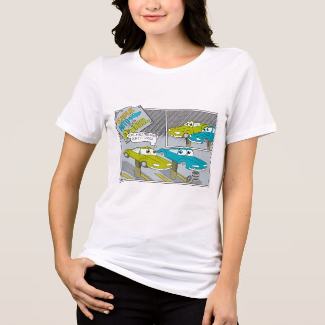 Camiseta Triblenda Auto y Neumático (Anverso)