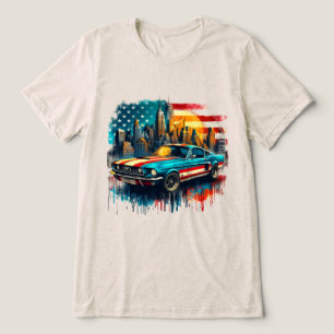 Camiseta Triblenda Automóvil americano
