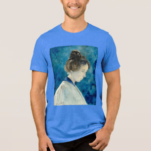 Camiseta Triblenda Autorretrato de Hilma af Klint de perfil Arte
