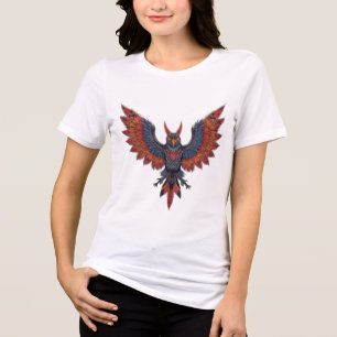 Camiseta Triblenda ave de búho foenix