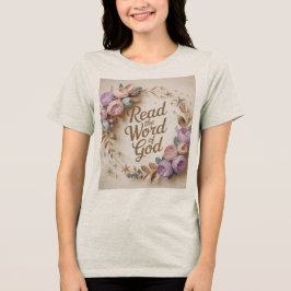 Camiseta Triblenda Avena Leer La Palabra De Dios