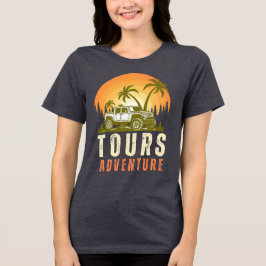 Camiseta Triblenda Aventura de aventura , divertida acampada , idea d