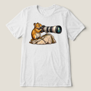 Camiseta Triblenda Aventura de cámara fotográfica de fauna y flora de