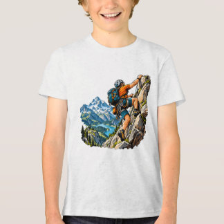 Camiseta Triblenda Aventura de escalada en roca para escaladores de m