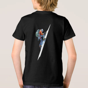 Camiseta Triblenda Aventura de escalador de hielo extremo