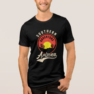 Camiseta Triblenda Aventura del sur de Arizona: Sol desierto y camino