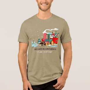 Camiseta Triblenda Aventura del Tren de Santa en el Polar Express Nav