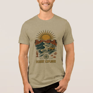 Camiseta Triblenda Aventura Exploradora del Desierto Vintage al Aire 