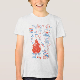 Camiseta Triblenda Aventura Retro de Fogata – Actividades Divertidas
