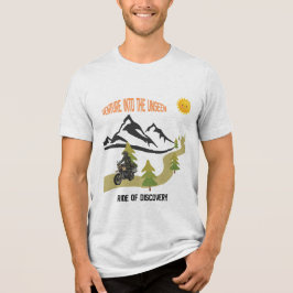 Camiseta Triblenda Aventurarse en la motocicleta aventura al aire lib