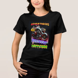 Camiseta Triblenda Aventurosa Entrega De La Felicidad