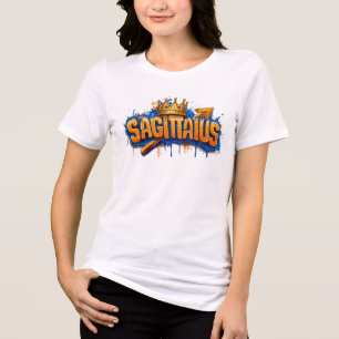 Camiseta Triblenda Aventurus Sagittarius Zodiac Graffiti